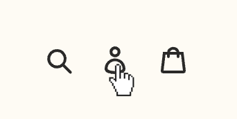 The account page icon on a Shopify storefront.